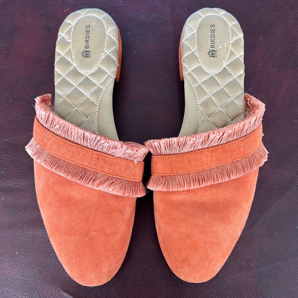 Birdies Ani fringe quilted mule flats. Size 8 - Picture 11 of 14